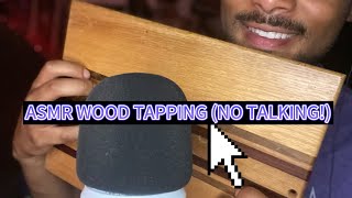 ASMR Wood Tapping amp Scratching No Talking [upl. by Esadnac877]