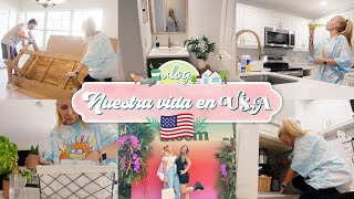 🇺🇸 AVANCES en REFORMA de LA CASA NUEVA Terminamos la PINTURA EL BAÑO y LA COCINA casi LISTA 🏡 USA [upl. by Alejo]