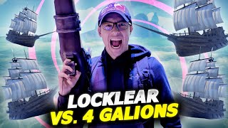 11 LOCKLEAR VS 4 GALIONS POUR VOLER UN ATHENA [upl. by Rekrap]