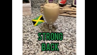 Jamaican Famous Stout Drink  Strong Back  Protein Punch [upl. by Eilyk960]