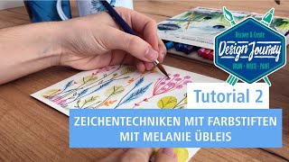 PermanentFarbstifte und Aquarellstifte kombinieren  Tutorial 2  STAEDTLER Art Class [upl. by Colwen714]