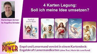 Engelskraft Lenormandkarten ohne Text  Legung mit 4 Karten auf eine Frage inkl Engel [upl. by Eveline]