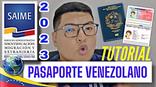 PASAPORTE VENEZOLANO  TUTORIAL  PAGO EFECTIVO TIPS amp TRUCOS  ENERO 2023 [upl. by Eerehs]