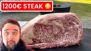 1200€ Wagyu Steak grillen  Klaus grillt [upl. by Melburn]