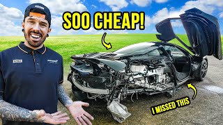 I BOUGHT A WRECKED 720s THAT MCLAREN WONT FIX [upl. by Avilys]