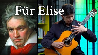 Für Elise  Performed by Alejandro Aguanta  Classical guitar [upl. by Jem]