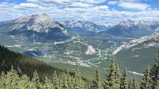 Banff Gondola Ride to Sulphur Mountain  Stunning Rocky Mountains Scenery [upl. by Ennairda]