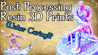 How To Post Process Resin 3D Prints amp Water Curing [upl. by Tani]