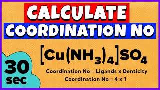 How to find coordination number  How to find oxidation state  Coordination Compounds [upl. by Donegan]