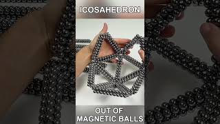 Icosahedron out of Magnetic Balls [upl. by Ellednek]