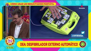 Pasos para usar un resucitador portátil  Visita de Doctor  Sale el Sol [upl. by Ydissahc]