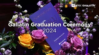 NYU Gallatin Graduation Ceremony 2024 [upl. by Rukna377]