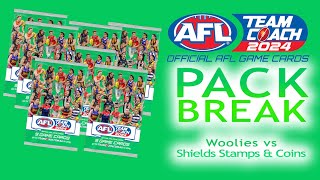 2024 Retail Battle Woolies Vs Shields 2024teamcoach footycards aflcards [upl. by Ebarta755]