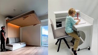 Smart and Secret Furniture with Space Saving Design Ideas [upl. by Ajet]