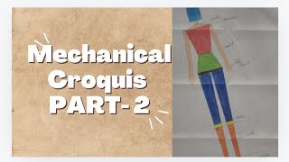 How to Draw a Labeled Mechanical Croquis  Fashion Illustration Tutorial [upl. by Nnednarb]