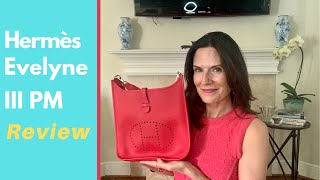 Hermès Evelyne PM Review  What It Fits What It Costs  More [upl. by Gelb]