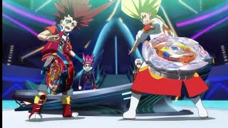 Aiger amp Ranjiro Vs Lane amp Shu  Beyblade burst superkingsparking Episode 40 [upl. by Elpmid932]