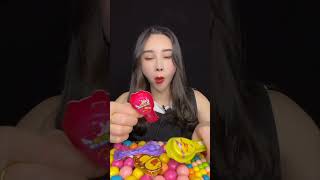 Candy delight ASMR 😍 Gumball machine fun and lollipops asmr mukbang eating candy food [upl. by Korfonta]