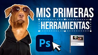 HERRAMIENTA MOVER  TRANSFORMAR  RECORTAR EN PHOTOSHOP Clase 4 Passidesigner Perro diseñador [upl. by Annauqal389]