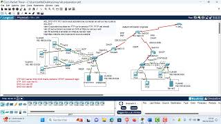 Configuring Switching VTP STP ETHERCHANNEL and DHCP Cisco router LAB PART1 [upl. by Hanauq]