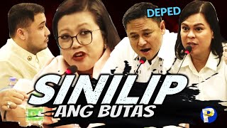 Sinilip ang butas ni VP Sara bilang dating secretary sa DepEd budget hearing [upl. by Carlotta119]