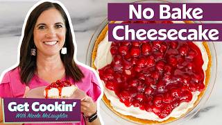 STRAWBERRY CHEESECAKE  No Bake  Mothers Day [upl. by Benetta]