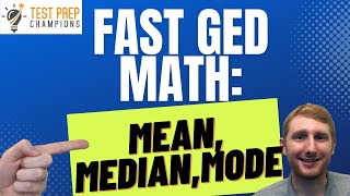 How to Find Mean Median Mode and Range for GED Math Fast Lesson [upl. by Marentic825]