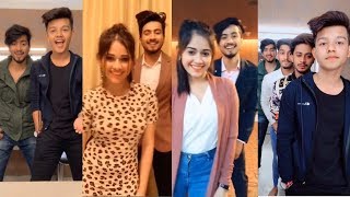 Mr Faisu New Tiktok With Jannat Zubair Musically Team 07 Riyaz Mrunal Avneet [upl. by Oinotnanauj]