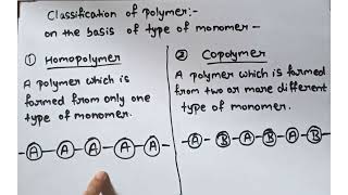 What is Homopolymer and Copolymer with example 2 part [upl. by Charmian]