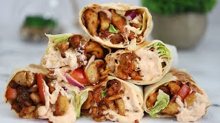 TASTIEST CHICKEN WRAP PERFECT CHICKEN WRAP [upl. by Martel]