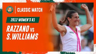 Razzano vs Williams 2012 Womens round 1  RolandGarros Classic Match [upl. by Adnolor]