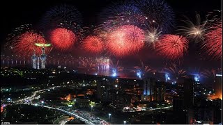 🔴 2024 KUWAIT NEW YEAR FIREWORKS AND COUNTDOWN HAPPY NEW YEAR [upl. by Ivor595]