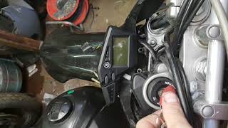 Xt660x starting issue immobiliser [upl. by Eednar651]