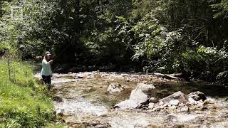 Tenkara Casting Susan Skrupa amp The Karasu 360 [upl. by Bartholomew]