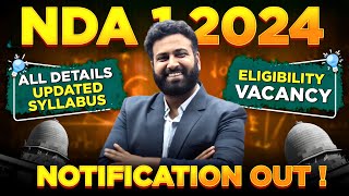 Big News😲 NDA 1 2024 Notification Out Now🔥  Apply Now  Learn With Sumit [upl. by Ulita]