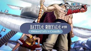 Battle Royale 20  Newgate  WhitebeardLuffy Vs Crocodile  One Piece  Burning Blood [upl. by Olin562]