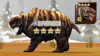 Diprotodon Max Level  Jurassic World The Game [upl. by Pinzler207]