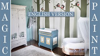 From cabinet to changing table Watch full episode on Discovery IloveRestyling DIYElisaampMagicPaint [upl. by Assiralk255]