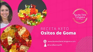 quotGummi bearsquot ositos de gomitas sin azúcar Merienda Keto [upl. by Kreg]