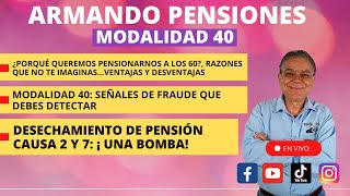 ¿Porqué queremos pensionarnos a los 60 razones que no te imaginas armandopensiones [upl. by Nima]