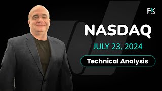 NASDAQ 100 Daily Forecast and Technical Analysis for July 23 2024 by Chris Lewis for FX Empire [upl. by Eilatam]