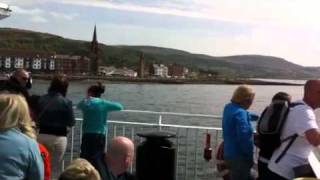 Car ferry to Cumbrae Millport bike ride [upl. by Ahsini]