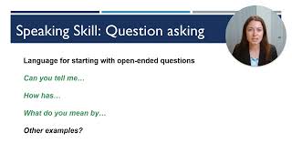 OET Speaking Practice How to use openended questioning [upl. by Aleusnoc572]