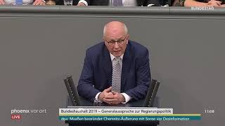 Rede von Volker Kauder zur Regierungspolitik der Bundeskanzlerin am 120918 [upl. by Floris7]