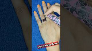 Ring finger mehndi design shorts [upl. by Uhayile]