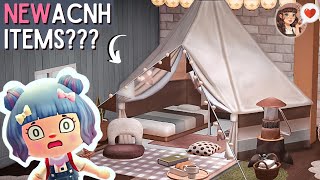 Using ACNH MODS amp Magical Pocket Camp Items  ACNH Speed Build  Animal Crossing New Horizons [upl. by Armil]