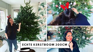 KERSTBOOM OPTUIGEN IN 2022  EEN ECHTE KERSTBOOM VAN 300CM VERSIEREN 🎄  MELISSA AARSSÉE [upl. by Jamilla412]