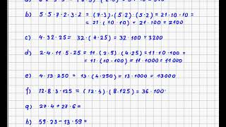 👨‍🏫Osnovna svojstva množenja  5 razred primjeri  zadatak 1 [upl. by Moguel566]