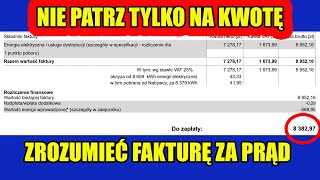 Jak Przeczytać Nowe Zaliczkowe Faktury Za Prąd [upl. by Llerol]