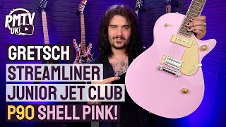 Gretsch G2215P90 Streamliner Junior Jet Club  This Pink Panther Has Claws [upl. by Der]